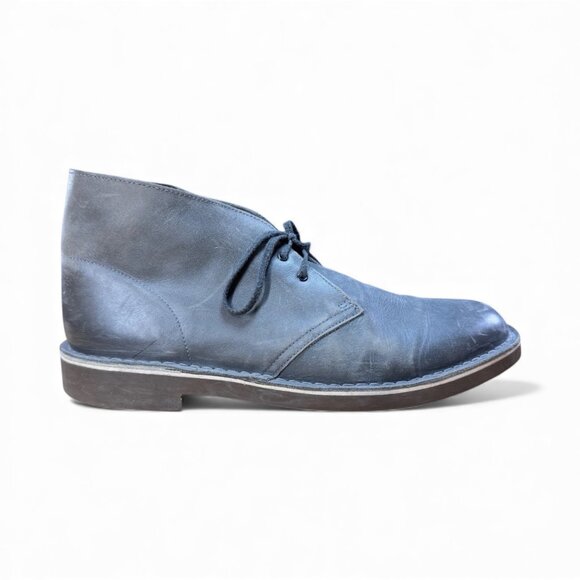 Clark's Buschacre 3 Desert Boots Men's US 13 Chukka Shoes Beeswax Leather 15522 - Picture 1 of 10